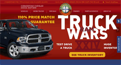 Desktop Screenshot of cornerstonechrysler.com